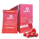 Restwind Voeding Snelle hydratatie, Elektrolyt & Hydration Powder, Vitamine C & Sea Salt Oefening mix, Raspberry, Pack van 12 Sticks