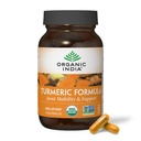 ORGANISCHE INDIA Kurkuma Curcumine met zwarte peper - Biologische Kurkuma Supplement en Curcumine Supplement, Kurkuma Capsules, Gezamenlijke Ondersteuning & Immuun Systeem Ondersteuning, Whole Root, Trikatu - 90 Capsules