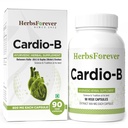 Herbsforever Cardio-B Ayurvedische kruidensupplement 90 Vege Capsules 800 Mg Elke