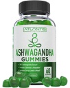 Atlantis Nutrition Ashwagandha Gummies - 1500 MG Per Serving - Bevordert kalmte, verbetert Mood, verhoogt energieniveaus en versterkt het immuunsysteem - Geformuleerd met vitamine D & Zink - Vegan 60 Tel.