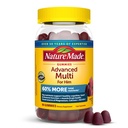 Nature Made Advanced Multivitamine Gummies voor Hem met Magnesium citraat, Calcium & alle 8 B vitamines, Multivitamine voor mannen, 90 Gummies, 30 dagen levering