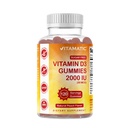 Vitamatic Sugar Free Vitamin D3 2000 IE - 120 Pectin Based Gummies - Great Taste - Healthy Bones, Mood & Immuun System Function - Non-GMO - 120 Servings