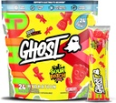 GHOST Hydration Packets, Sour Patch Kids Redberry, 24 Sticks, Electrolyte Powder - Drink Mix Supplement with Magnesium, Potassium, Calcium, Vitamin C - Vegan, Free of Soy, Sugar & Gluten
