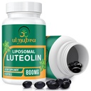 800 MG Liposomal Luteoline Supplement - Maximale Absorptie, Premium Antioxidant Supplement voor Hersenen & Algehele Welzijn, 60 Softgels - 30 dagen Levering