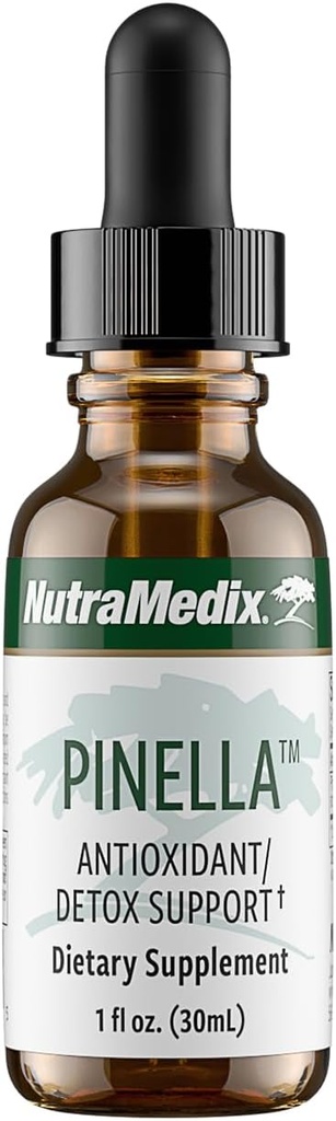 NutraMedix Pinella - Liquid Anise Drops om te helpen bij het ontgiften, reinigen, concentratie en hersengezondheid - Pimpinella Anisum Extract Kan helpen om af en toe te vechten Brain Fog (1 oz / 30 ml)