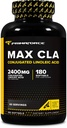Primaforce CLA 2400 mg per Serving (180 softgels) - Max CLA - for Men and Women, Non-Stimulating, GMO Free & Gluten Free
