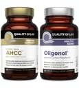 Quality of Life Features Kinoko Gold AHCC and Oligonol Lychee Extract - Immune Support Healthy Aging Bundle