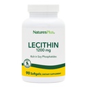 NaturesPlus Lecithin - 1200 mg, 90 Softgels - Rijk aan sojafosfaat - Glutenvrij - 90 porties