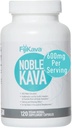 FijiKava Noble Kava Kava Capsules, 600 mg Kavalactonen per portie, natuurlijke ontspanning en slaap ondersteuningssupplement, Vegan & non-GMO, 120-Count, Premium Piper Methysticum Extract voor kalmte en stress verlichting