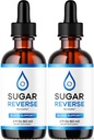 (2 Pack) Sugar Reverse - Sugar Reverse Drops, Sugar Reverse Drops Reviews, Sugar Reverse Reviews, Sugar Reverse Drops Officiële Liquid Supplement Ondersteuning, Sugar Reverse Drop, 2 flessen voor 2 maanden