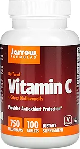 Jarrow Formules Vitamine C + Citrus Bioflavonoïden, Dieetsupplement Biedt Antioxidant Protection, 750 mg, 100 tabletten