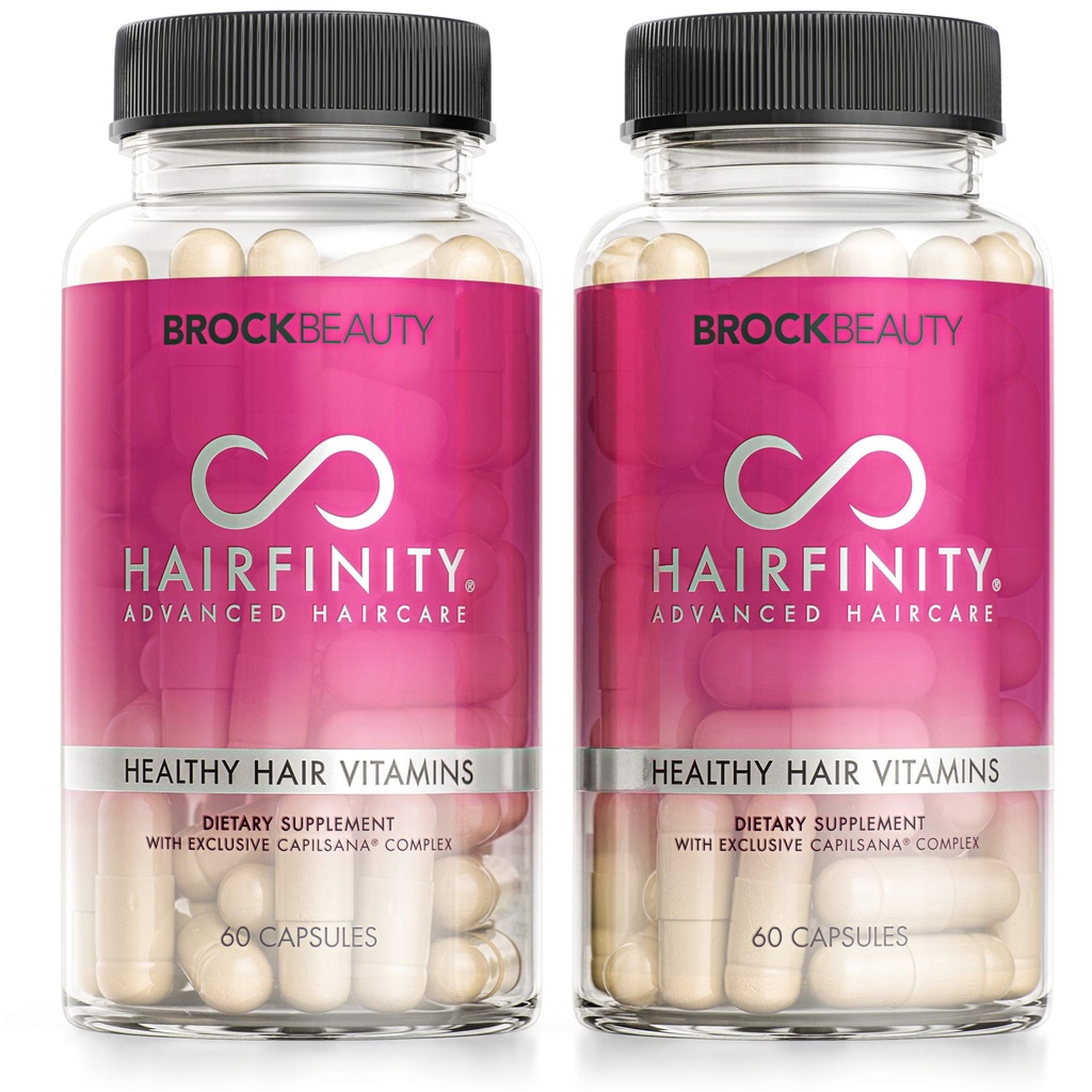 Hairfinity Hair Vitamines - Wetenschappelijk samengesteld met Biotine, Aminozuren, en een vitaminesupplement dat helpt bij het ondersteunen van haargroei - Vegan - 120 Veggie Capsules (2 maanden aanbod)