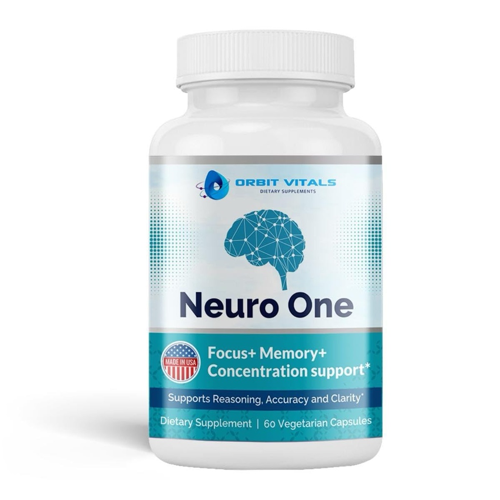 Neuro Brain Support Supplements for Memory - Cognitive Support Supplement - Boost Focus, Mood, Clarity, Concentration & Mental Speed - Brain Supplement for Adults - 60 Capsules