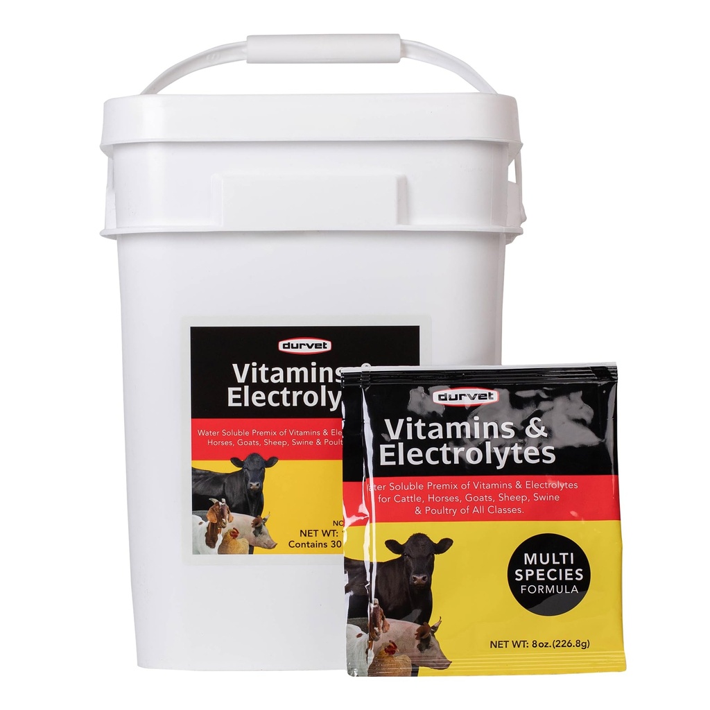 DURVET 136028 Vitaminen & Elektrolyten, 8 oz