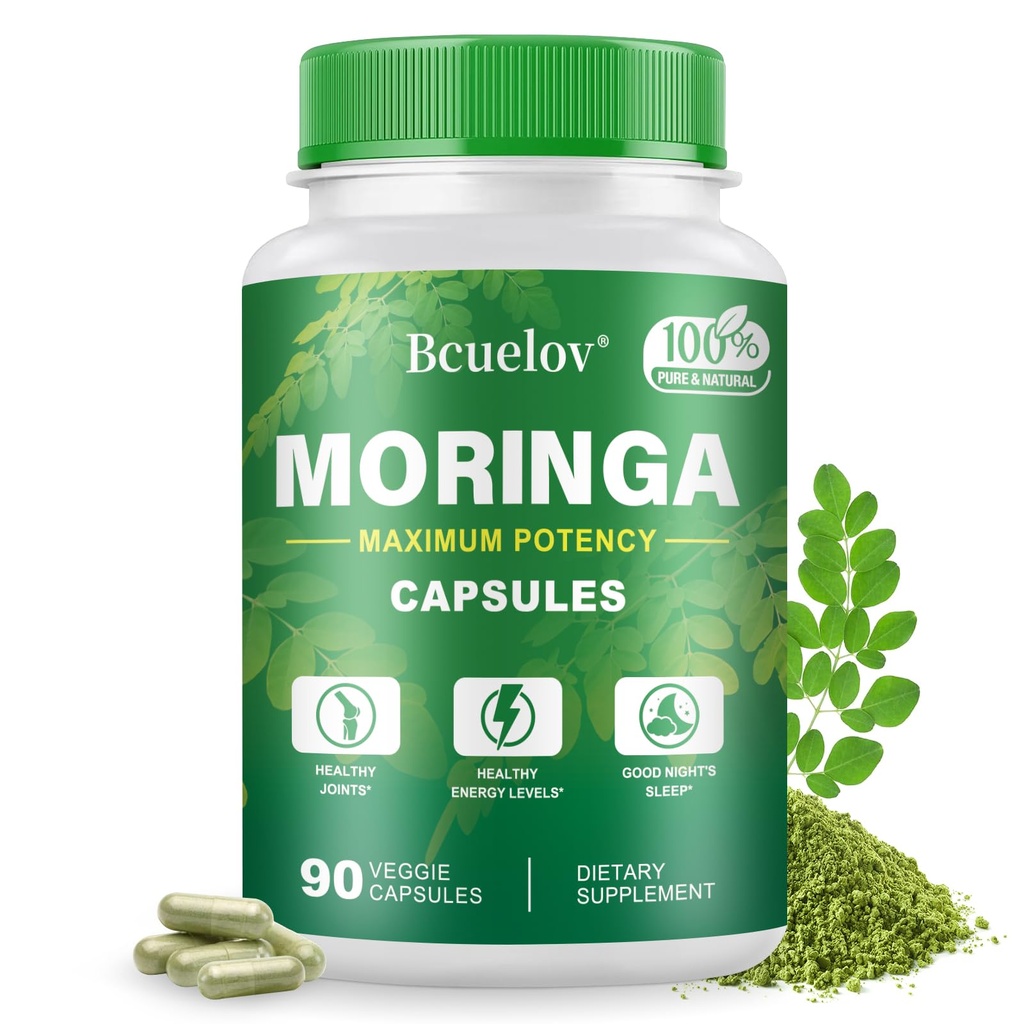 Moringa Capsules 800mg Pure Moringa Powder Capsules 