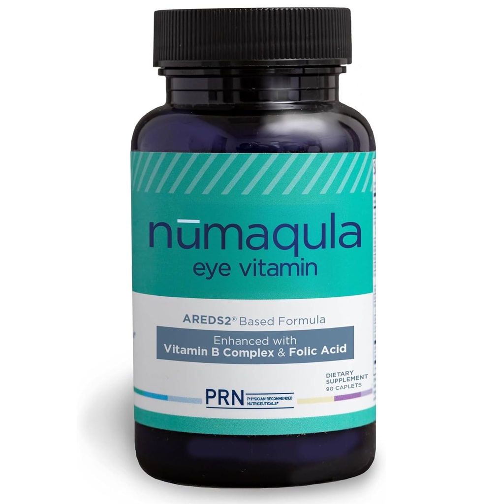 PRN nūmaqula Oogvitaminen - 90 Capsules, 30-dagen levering - AREDS2-based oogsupplementen met luteïne, zeaxanthine, vitamine B Complex & vitamine E voor geavanceerde maculaire ondersteuning