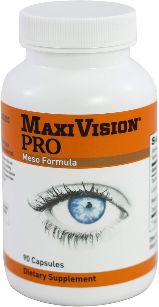 MaxiVision® PRO Meso Formula - Mesozeaxanthine - Luteïne - Zeaxanthine - 90 capsules, 1 fles