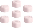 Cadence Travel Containers - Pill Case Set - Magnetic Travel Capsules,Daily Medicine Organizer for Pillen, Supplementen, & Vitamines - 7 Flex Smalls (0,56oz) for Weekly Pill Organizer - Petal