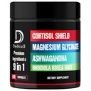 9in1 Cortisol Shield - Magnesium Glycinate & Ashwagandha met Rhodiola, Fosfatidylserine, Passiebloem, L-Theanine, Apigenin, Licorice, Magnolia - Rest Well & Mood Balance - 60 Tel.
