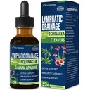 Verlaters Lymfatische Drainage Drops voor Lymf Systeem Detox Reiniging, Lymfoedeem Ondersteuning Supplement Formule w/Echinacea, Cat