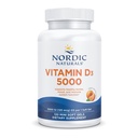 Nordic Naturals Vitamine D3 5000, Oranje - 120 Mini Zachte Gels - 5000 IU Vitamine D3 - Ondersteunt gezonde botten, Mood & Immuun Systeem Functie - Non-GMO - 120 Servers