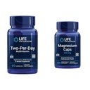 Life Extension Two-Per-Day Multivitamine met vitamines C&D en Magnesium Capsules 500 mg voor hart, hersenen, bot, cellulaire gezondheid