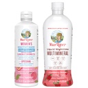 MaryRuth's Women's Multivitamine + Hair Growth Liposomal (Peach) & Liquid Nighttime Multimineral (Cranberry) 