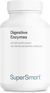 Supersmart - Digestive Enzymes (High Potency) - 15-in-1 Multi Enzymes Supplement - met Lipase, Bromelain, Amylase, Lactase, Protease, Invertase 