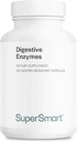 Supersmart - Digestive Enzymes (High Potency) - 15-in-1 Multi Enzymes Supplement - met Lipase, Bromelain, Amylase, Lactase, Protease, Invertase 