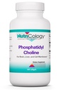 Nutricology Fosfatidyl Choline Supplement - Lecithin Capsules, spijsverteringsenzymen voor lever, vetdigestie Ondersteuning, Choline Supplementen voor vette lever, 1540mg Softgels - 100 Tellen