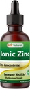 Best Naturals Ionic Liquid Zink - Immune Support - Hoge Biobeschikbaarheid - Glazen Flessen 2 OZ (60ml)