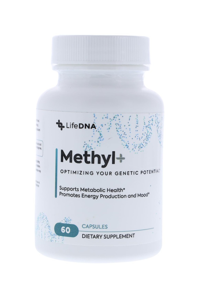 LIFEDNA Methyl + Methylfolaat - Gemethyleerd Folaat Multivitamine Complex met TMG geoptimaliseerd Homocysteïne, Hersenen, Cardiovasculaire & Neurotransmitter Ondersteuning