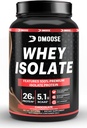DMoose Wei Isolaat Proteïne Poeder I 26 g Proteïne I 5.1g BCAAS I Glutenvrij I helpt handhaven Spiermassa en verminderen hersteltijd I Chocolade & Vanille I 30 porties