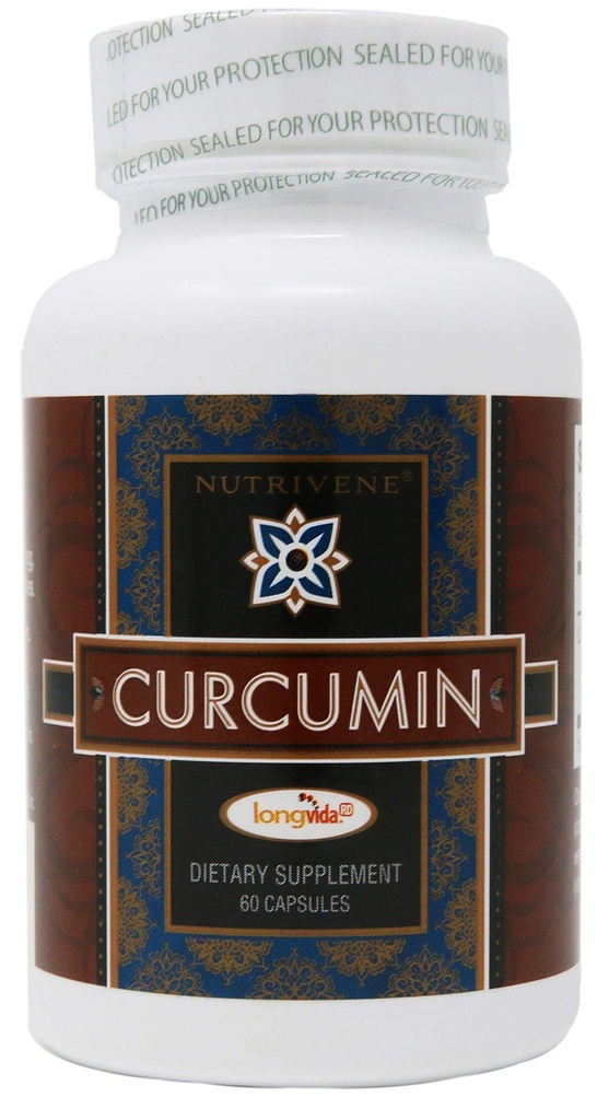 Curcumine, LongvidaTM by Nutrivene (500 mg, 60 capsules)