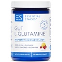 Essentiële Stapels Gut L-Glutamine poeder - uitsluitend gemaakt in de VS - Pure L Glutamine poeder voor Gut Health (50 porties, Raspberry Lemonade)
