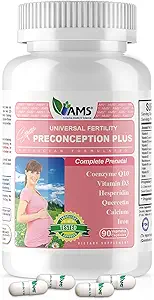 America Medic & Science Preconception Plus (90 Capsules) Conception and Fertility Supplement 