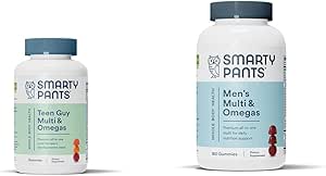 SmartyPants Teen Guy Multivitamine Gummies: Omega 3 Visolie (EPA/DHA) & Multivitamine voor mannen