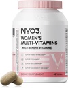 NYO3 Multivitamine voor vrouwen met zink- en biotinevitaminen A,C,K,B2,B6,B12 & Multiminerale 