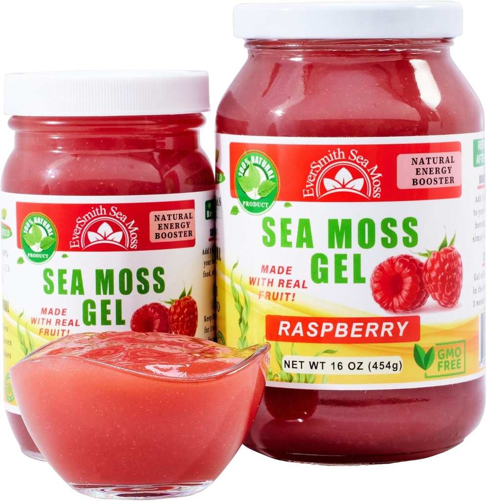 Wildcrafted Irish Sea Moss Gel Gel Made in USA Rijk aan vitaminen en mineralen Sea Moss Gel Raw 