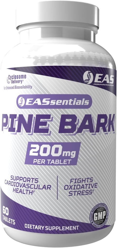 EAS Experimental and Applied Sciences Pine Bark 200mg Boost Antioxidantabilities, Support Immune System, Improve Training Recovery 