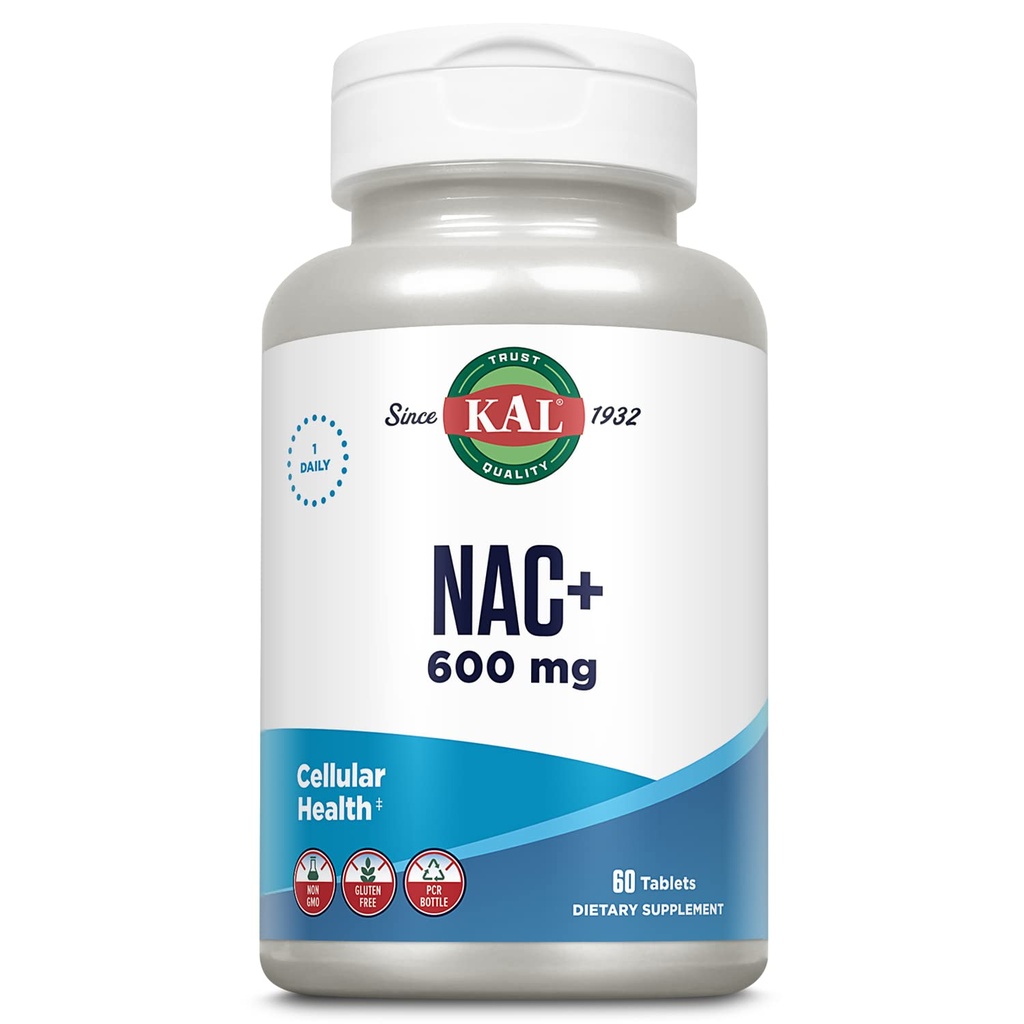 Kal N-Acetyl Cysteine Plus Tabletten, 60 Tellen