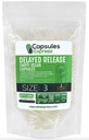 XPRS Nutra Vertraagd Release Maat 3 Lege Capsules - 100 Telt Heldere Lege Vegan Capsules - Vegetarische Pillen DIY Plantaardige Capsule Vulling - Veggie Gel Caps for Do-It-Yourself Supplements