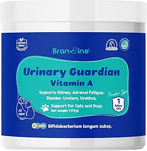 Urinaire Wachter voor honden en katten - Ondersteunt Nier, Adrenale vermoeidheid, Blaas, Urethers, Urethra, Vegan Bacon Smaak (117g) (Vitamine A)