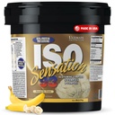 Ultimate Nutrition Whey Protein Isolate Powder with Glutamine Complex, ISO Sensation 93 - Whey Protein Powder with Added Colostrum for Enhanced Recovery, Immunity & Gut Health - Banana, 5lbs