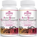 1500 mg Liposomal Active Hexose Correlated Supplement,240 Zachte Gels Beta-Glucans met Natuurlijke Paddestoel Extract, Immuunstelsel, Leverfunctie, Onderhoud T-Cell & Killer Cell Activity