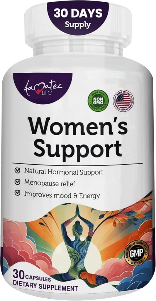 Vrouwen Ondersteuning Supplement- Natuurlijke Hormone verordening- Menopauze Ondersteuning Supplement- Estrogeen Rich supplement- Actieve ingrediënten Pillen om te helpen evenwicht Hormonen Non-GMO