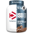 Dymatize ISO100 Gehydrolyseerd Proteïnepoeder, 100% Wei Isolaat Proteïne, 25g Proteïne, 5.5g BCAA's, Glutenvrij, Fast Absorbing, Easy Digesting, Gourmet Chocolate, 3 Pond (42 Servers)