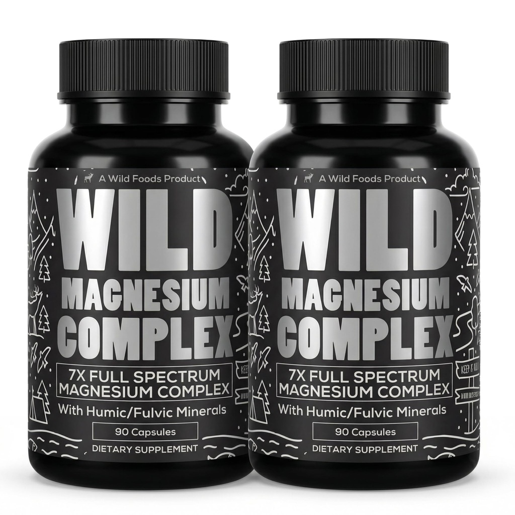 Wild Foods Magnesium Complex Supplement met 7X Forms 