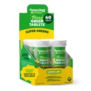 Verbazingwekkende Gras Bruistabletten: Groene Superfood Water smaaktablet met Antioxidanten & Alkaliserende Groenen, Lemon Lime, 60 Tellen