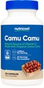 Nutricost Camu Camu 1000mg, 120 Capsule - CCOF Gecertificeerd Gemaakt met biologische, niet-GMO en Glutenvrij